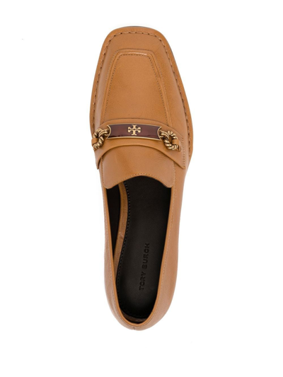 Shop Tory Burch Perrine 20mm Loafers In Braun