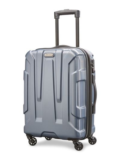 Shop Samsonite Centric 20-inch Hard-shell Spinner Luggage In Slate