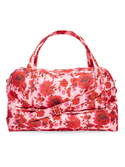 Shop Bando Ban. Do Potpourri Getaway Traveler Bag In Red Multi