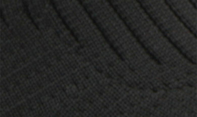 Shop Adrienne Vittadini Nomar Grommet Bootie In Black Stretch Knit