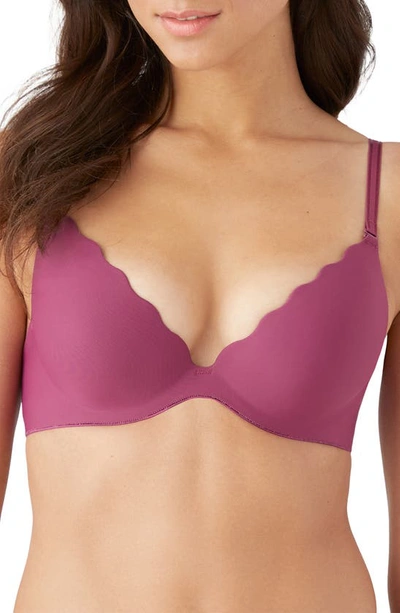 Shop B.tempt'd By Wacoal B.wow'd Convertible Push-up Bra In Raspberry Coulis