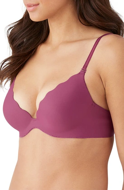 Shop B.tempt'd By Wacoal B.wow'd Convertible Push-up Bra In Raspberry Coulis