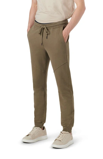 Shop Bugatchi Comfort Drawstring Cotton Joggers In Olive