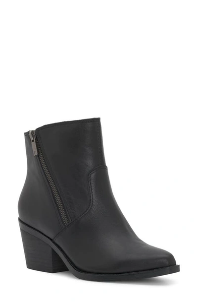 Shop Lucky Brand Wallinda Pointed Toe Bootie In Black Graham