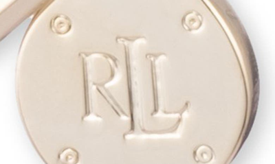 Laurèn Logo Toggle Collar Necklace In Gold