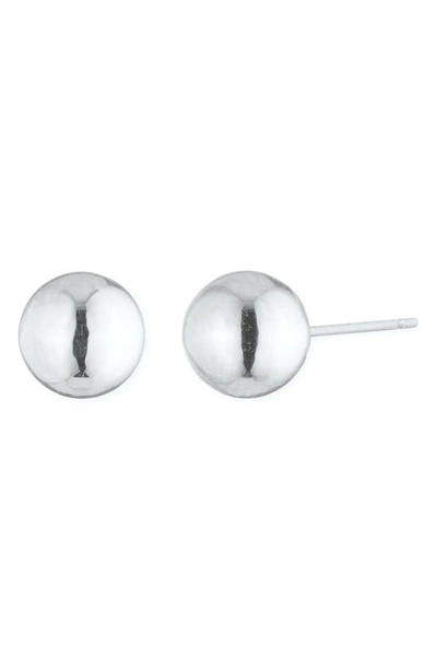 Shop Laurèn Ball Stud Earrings In Silver