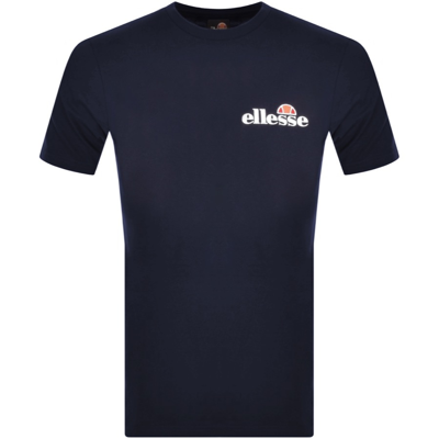 Ellesse Voodoo Logo T Shirt Navy In Navy