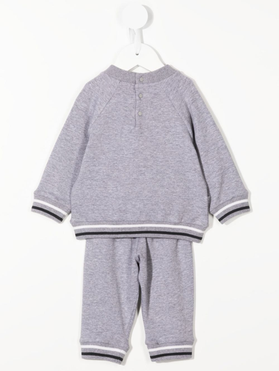 Tartine Et Chocolat Graphic-print Trouser Set In Grey