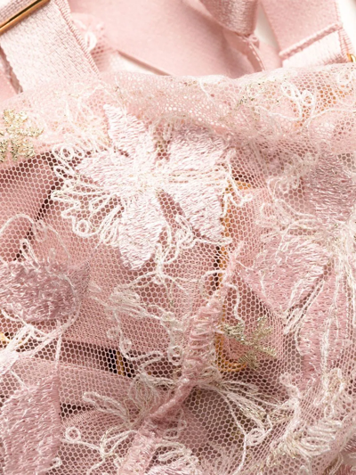 Bordelle Vita Lace Triangle Bra In Pink