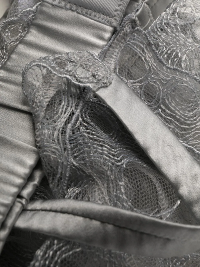 Fleur Of England Sigrid Non-wired Bralette In Grey