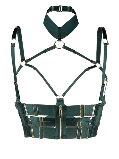 Bordelle Kora Eden Bodice Bra In Green