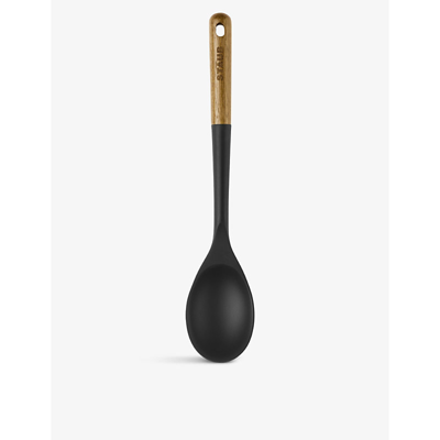 Shop Staub Branded Silicone And Wood Serving Spoon 31cm