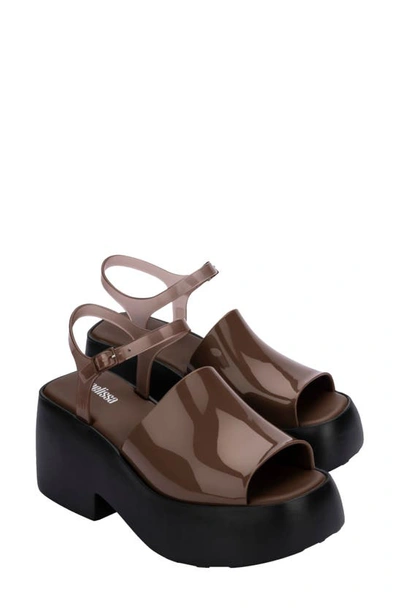 Melissa Pose Platform Sandals In Brown | ModeSens
