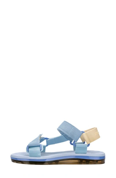 Shop Melissa Papete Rider Sandal In Blue/ Yellow