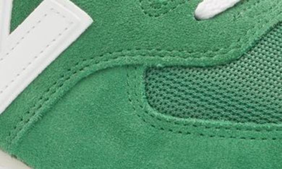 Shop New Balance 574 Classic Sneaker In Green/ White