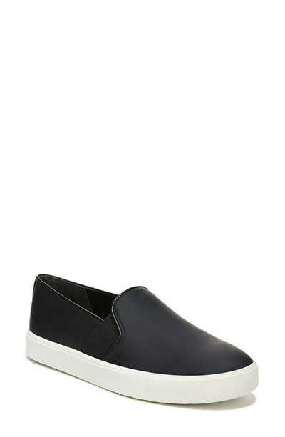 Shop Vince Blair 5 Slip-on Sneaker In Black Smooth