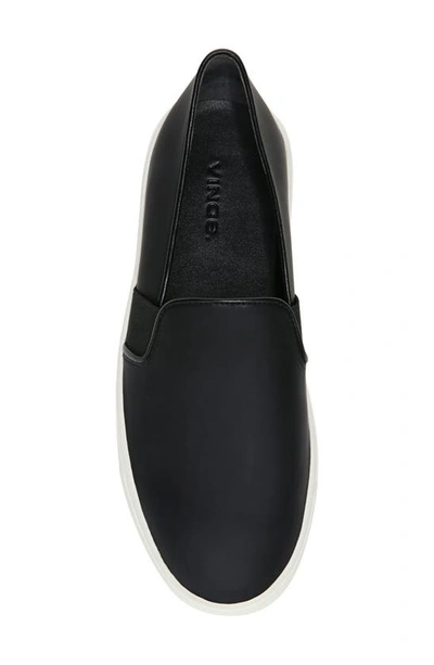 Shop Vince Blair 5 Slip-on Sneaker In Black Smooth