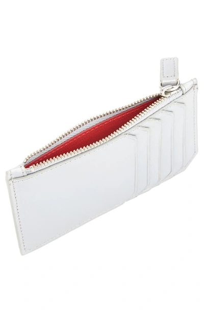 Royce New York Personalized Card Case In Silverold Foil