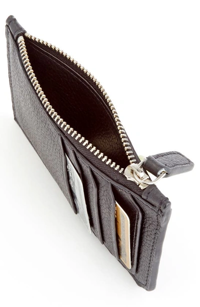 Royce New York Personalized Card Case In Black- Gold Foil
