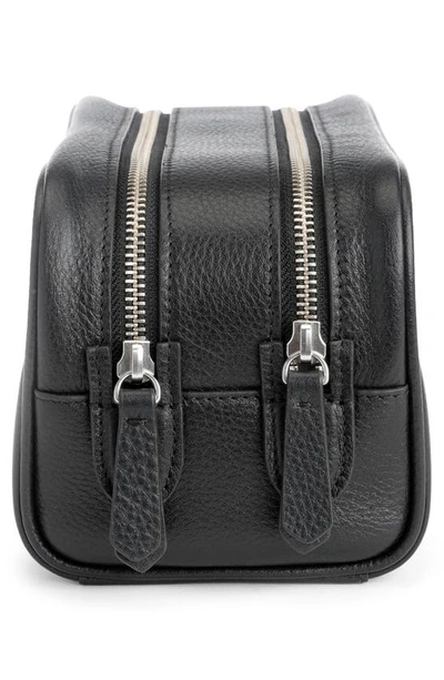 Shop Royce New York Personalized Zip Toiletry Bag In Black- Deboss