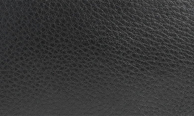 Royce New York Double Zip Leather Toiletry Bag In Black- Deboss