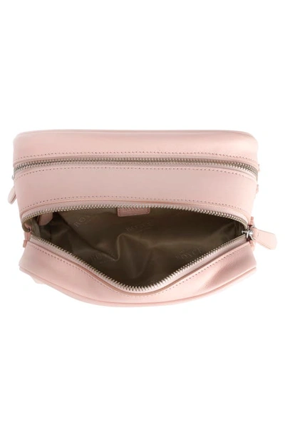 Shop Royce New York Personalized Zip Toiletry Bag In Light Pink - Deboss