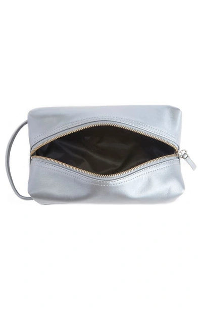 Shop Royce New York Personalized Small Toiletry Bag In Silvereboss