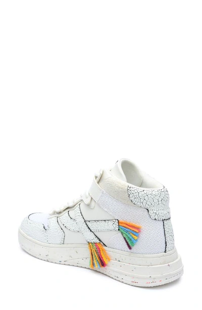 Shop Ash Parker Rainbow High Top Sneaker In White/ Multicolor