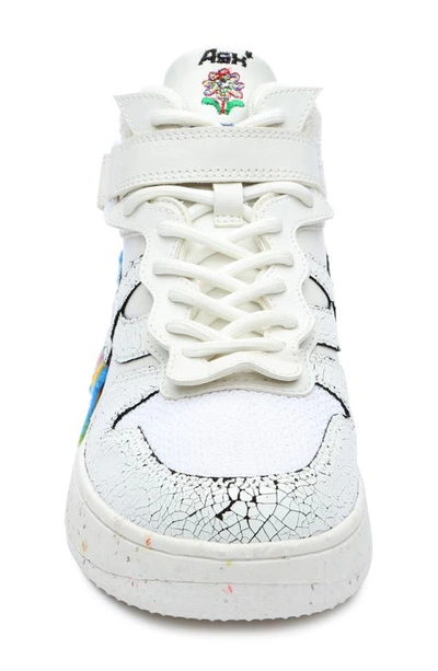 Shop Ash Parker Rainbow High Top Sneaker In White/ Multicolor