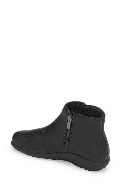 Shop Naot Wanaka Bootie In Soft Black Leather