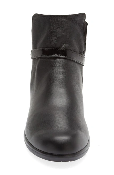Shop Naot Briza Bootie In Soft Black Leather