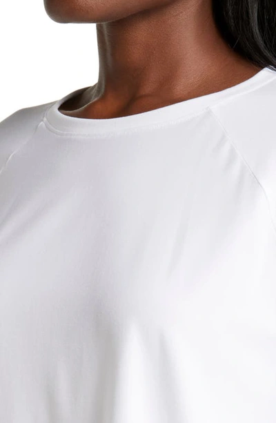 Beyond Yoga Featherweight Morning Light Pullover In Cloud White