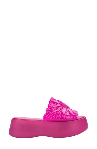Shop Melissa X Isabela Capeto Becky Panc Platform Slide Sandal In Pink