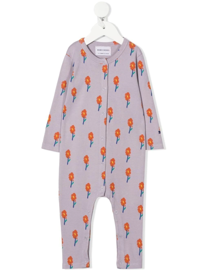 Shop Bobo Choses All-over Floral Print Body In Purple