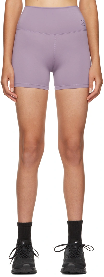 Shop Héros Purple 'the Short' Shorts In Lilac