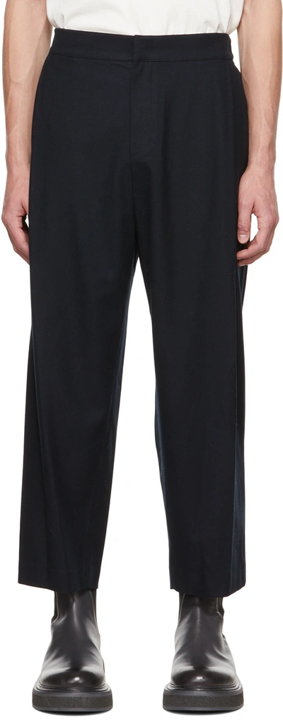 Shop Amomento Navy Garconne Trousers