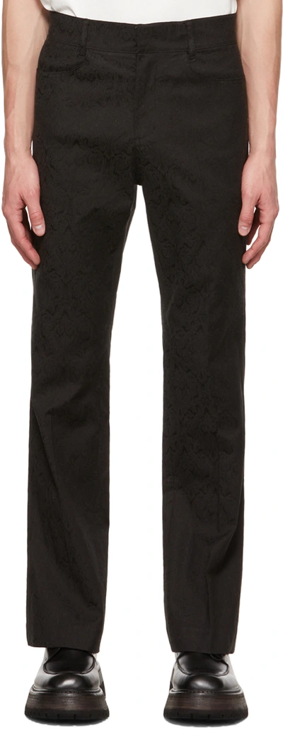 Shop Amomento Black Flared Trousers