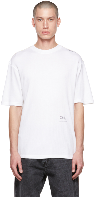Shop Objects Iv Life White Stamp T-shirt