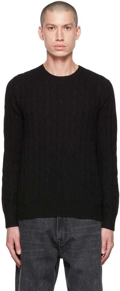 Polo Ralph Lauren Black 'the Iconic' Sweater In Polo Black | ModeSens
