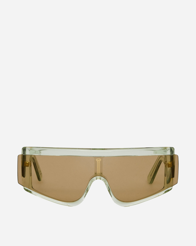Shop Aries Retrosuperfuture Zed Sunglasses In Green