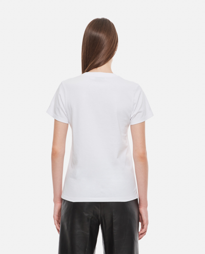 Shop Maison Kitsuné Maison Kitsune' Mini Handwriting Classic T-shirt In White