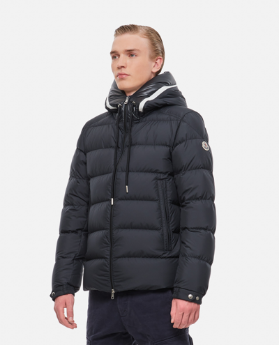 Moncler Cardere Hooded Quilted Down Jacket In Black | ModeSens