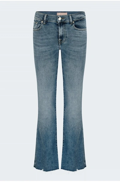 Shop 7 For All Mankind Bootcut Tailorless Jean In Light Blue