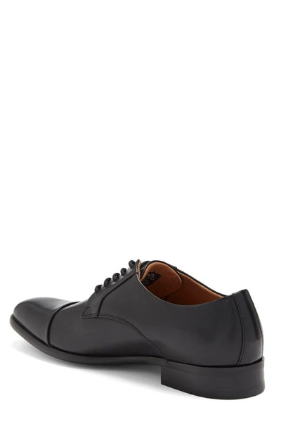 Shop Aldo Knaggs Cap Toe Leather Derby In 9-other Black