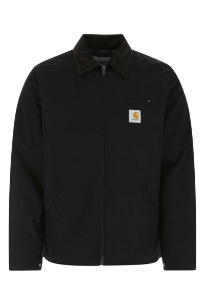 Shop Carhartt Wip Detroit Zipped Jacket In Black