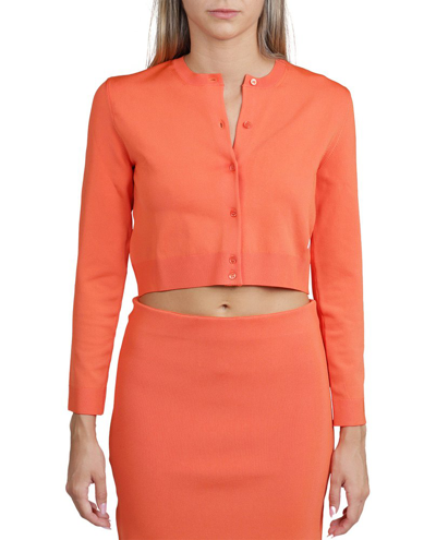Shop Marc Jacobs The Cropped Cardigan In Orange