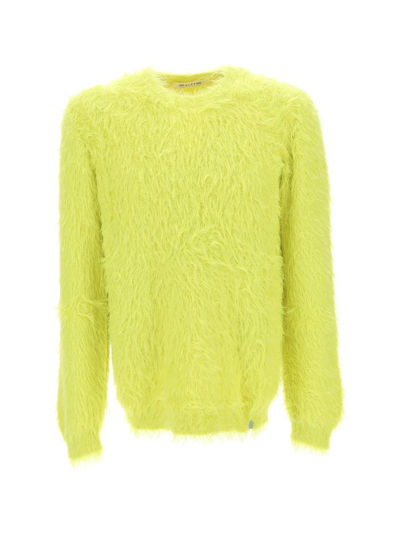 Shop Alyx 1017  9sm Crewneck Knitted Jumper In Yellow