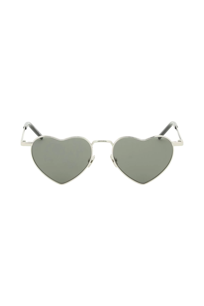 Shop Saint Laurent New Wave Sl 301 Loulou Sunglasses In Grey