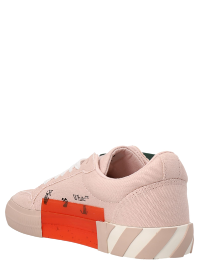 Shop Off-white Low Vulcanized Sneakers In Pink