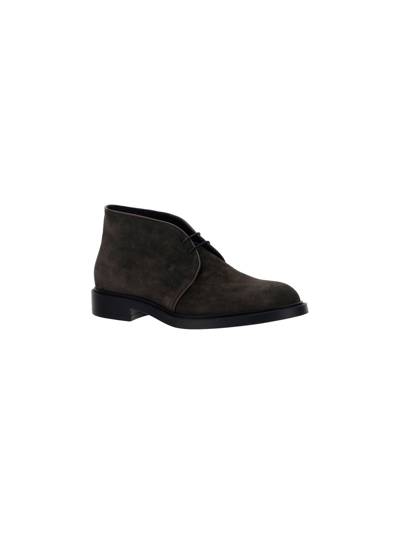 Shop Fratelli Rossetti Lace-up Shoes In Dublin Antracite